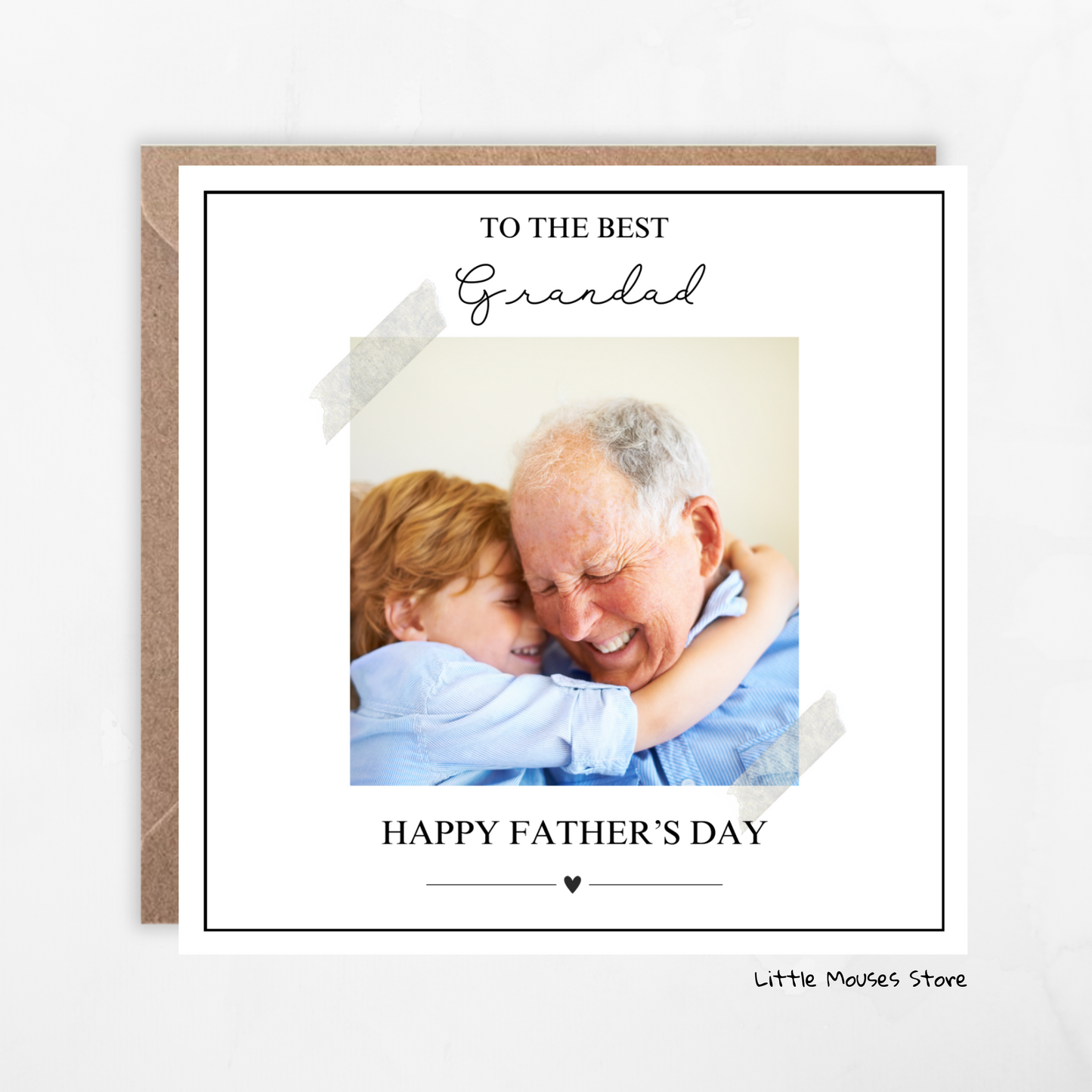 Personalised Photo Father's Day Card | To The Best Grandad