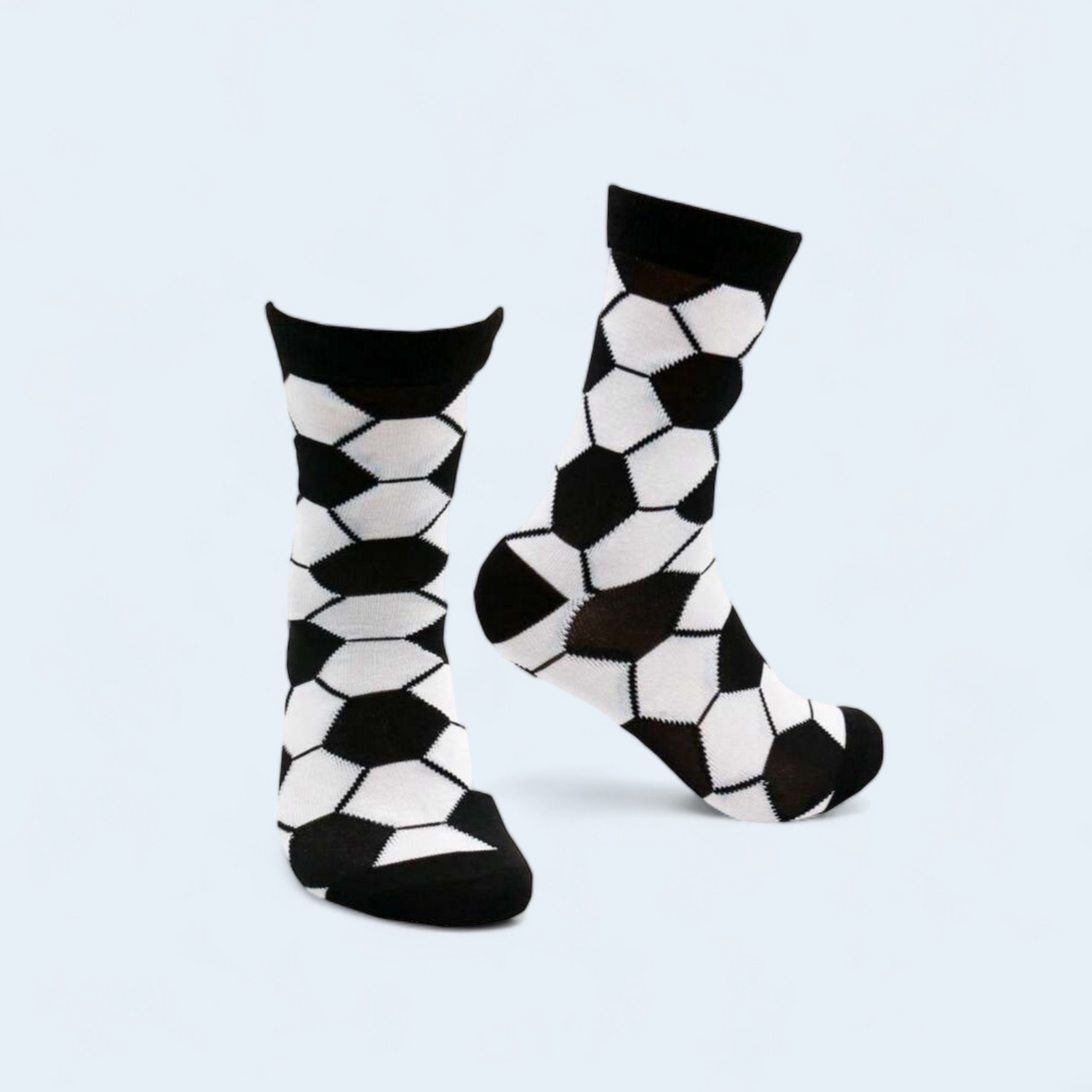 Football Print Mid-Calf Socks