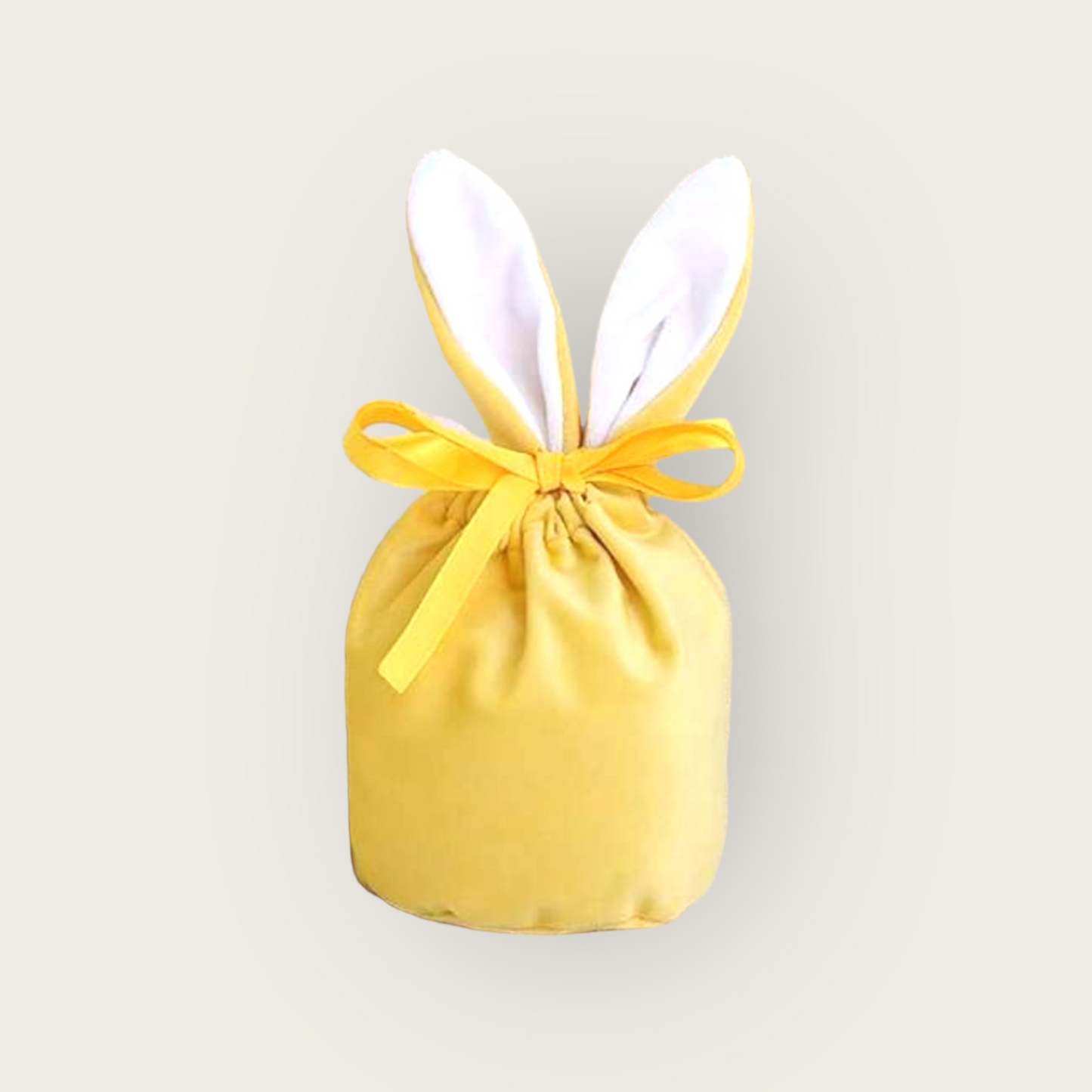 Personalised Mini Drawstring Bunny Gift Bag.