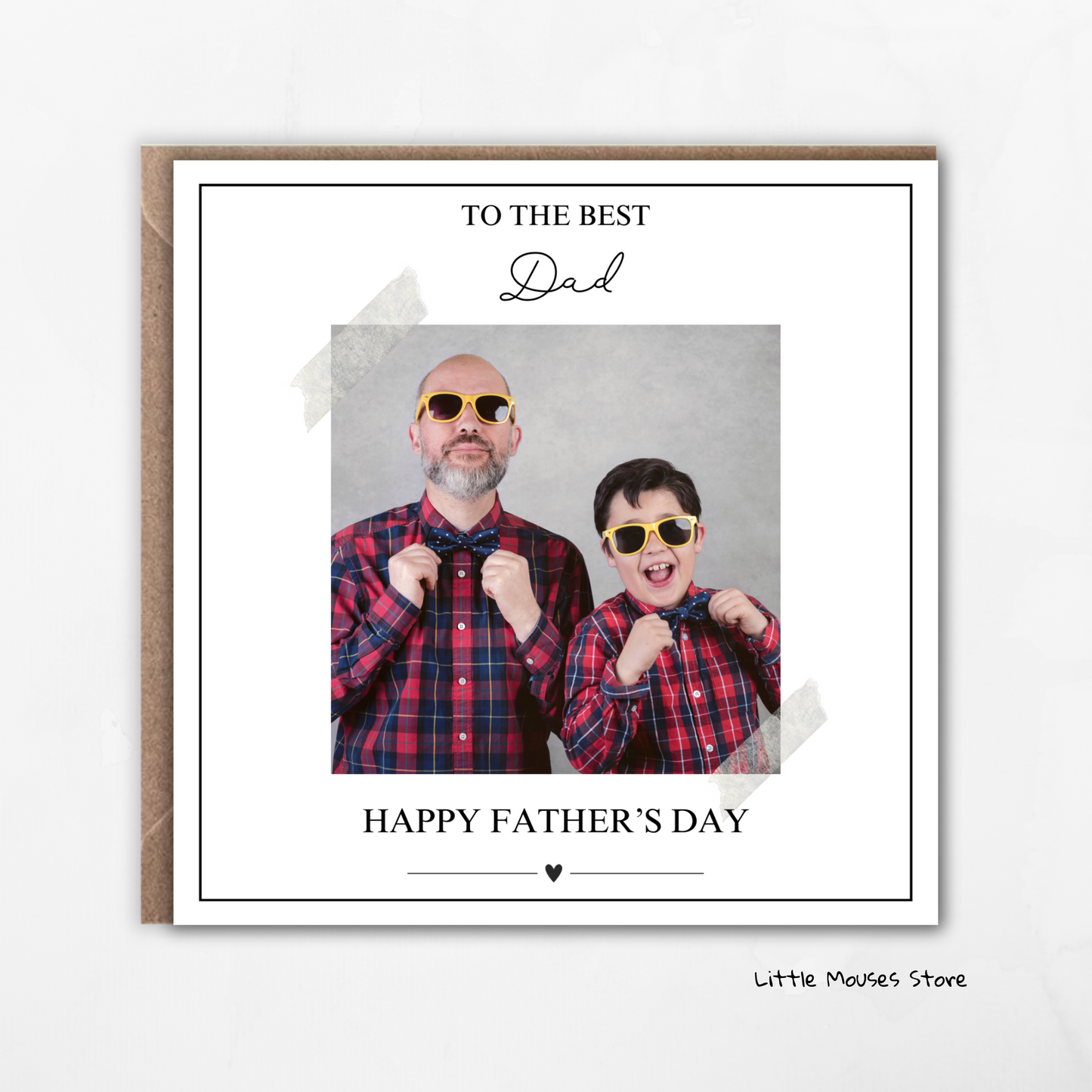 Personalised Photo Father's Day Card | To The Best Dad