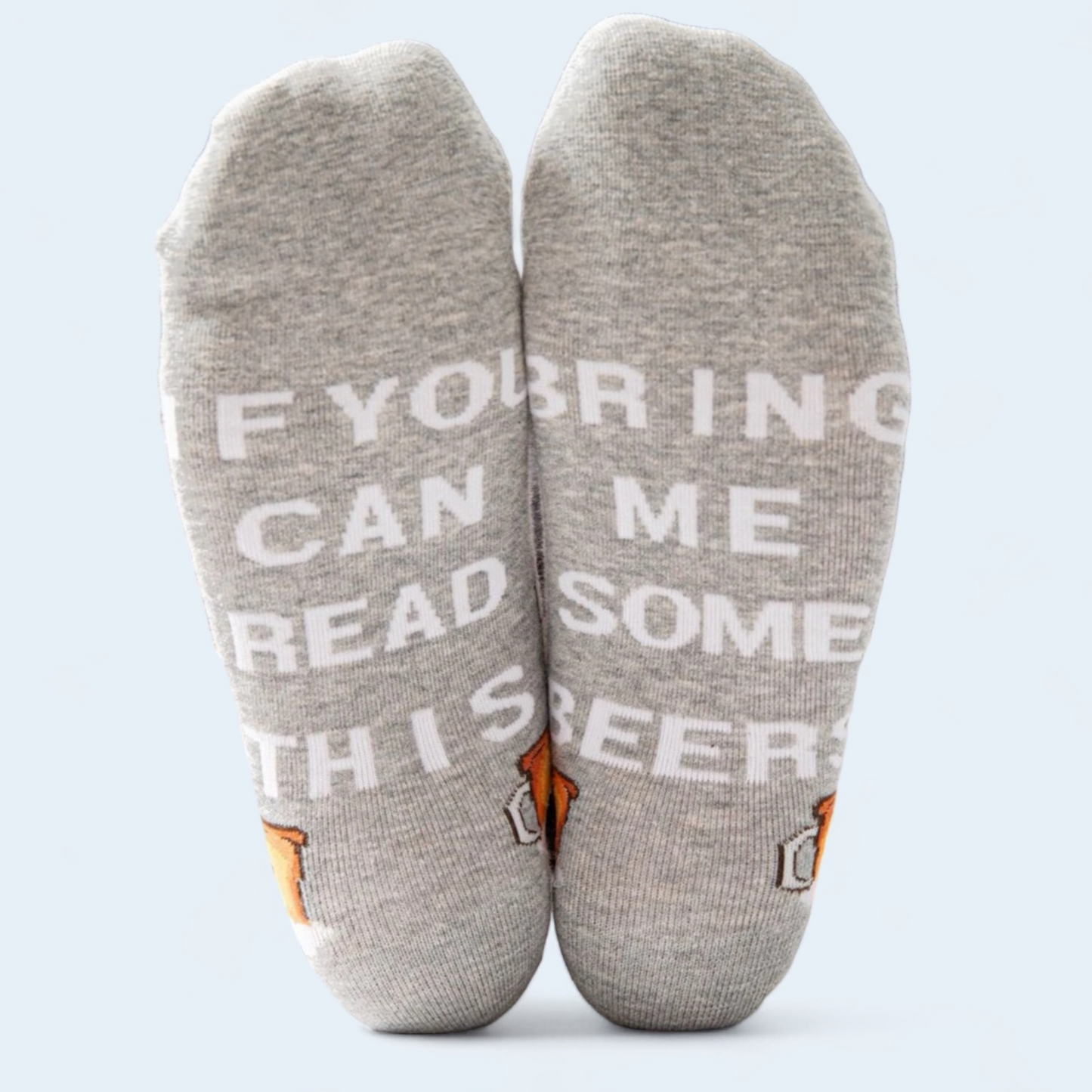 Beer Pattern Crew Socks