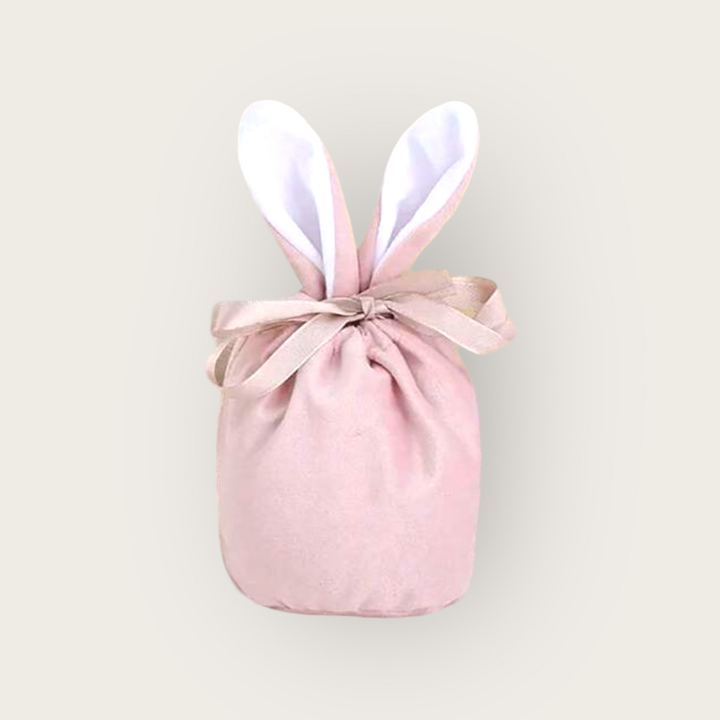 Personalised Mini Drawstring Bunny Gift Bag.